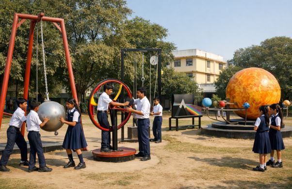 What Physics Models Are Included in a Science Park?