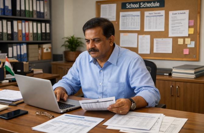 How to Access Report Cards in School ERP App?