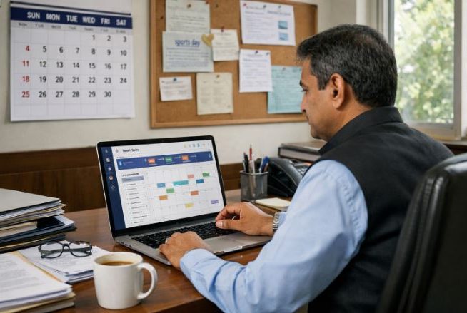How to Access the Event Calendar in School ERP?
